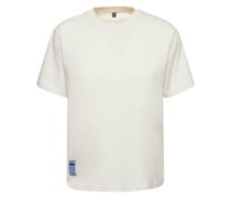 T-Shirt aus Baumwolljersey mit Logo-Patch