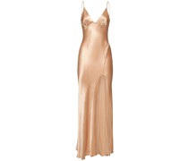 LANGES KLEID AUS SATIN „REN“