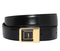 30mm Boucle La 66 leather belt