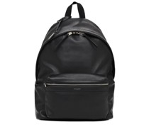 RUCKSACK AUS LEDER MIT LOGO „CITY“