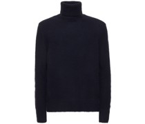 ROLLKRAGENPULLOVER AUS WOLLSTRICK