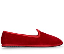 10mm hohe Loafer aus Samt