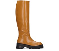 40mm hohe Lederstiefel „Russel“