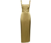 Solay silk satin MIDIKLEID