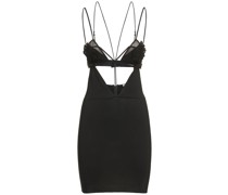Minikleid aus Tüllkrepp