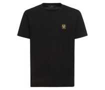 T-SHIRT AUS JERSEY MIT LOGO