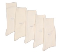 5er-Pack mittellange Socken aus Viskosemischung