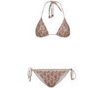 Bikini-Set aus Lycra mit Druck