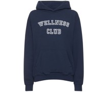 Beflockter Hoodie „Wellness Club“