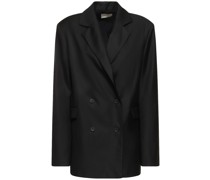 ZWEIREIHIGER BLAZER AUS WOLLE „DONAU“