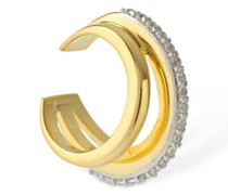 Dreifach-Ohrmanschette mit Pavé „Celestial“