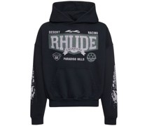 4X4 Printed cotton hoodie