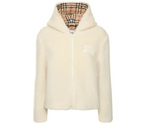 Austrel fleece hooded jacket