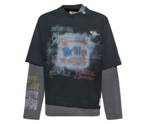LANGÄRMELIGES T-SHIRT AUS BAUMWOLLE