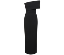 Lana knit crepe maxi dress