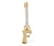 Pavé-Mono-Ohrring „F“
