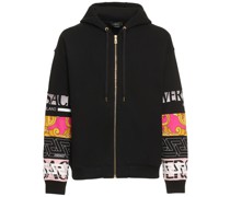 Hoodie aus Baumwolle mit Druck