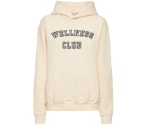 Beflockter Hoodie „Wellness Club“