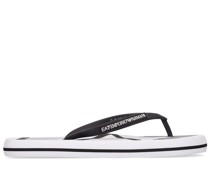 FLIPFLOPS AUS GUMMI MIT LOGO