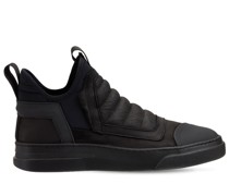Mid-Sneakers aus Leder und Neopren „Damper“