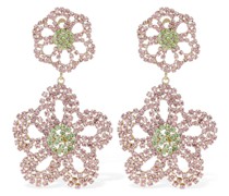 Fiordaliso crystal clip-on earrings