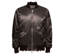 Bomberjacke aus Baumwolle und Nylon