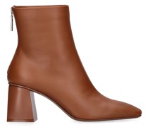70mm Abby leather ankle boots