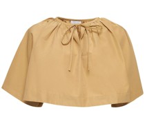 CROPTOP AUS BAUMWOLLMISCHPOPELINE „TEGAN“