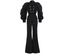 Jumpsuit aus Baumwollmischpopeline