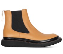 40MM HOHE CHELSEASTIEFEL AUS LEDER