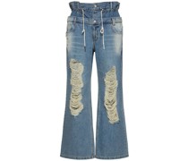 Jeans mit doppeltem Bund und Kordelzug „Beria“