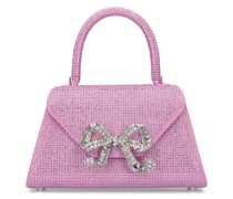 Mini hotfix bow envelope top handle bag