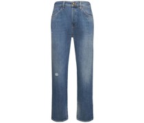 Denimjeans mit lockerer Passform