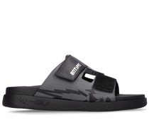 SANDALEN AUS LEDER MIT LOGO