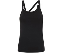 Abstract organic cotton tank top