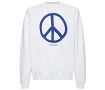 SSWEATSHIRT AUS BIO-BAUMWOLLE MIT DRUCK