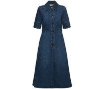 MIDIKLEID AUS BAUMWOLLDENIM