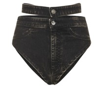 HOTPANTS AUS BAUMWOLLDRILLICH
