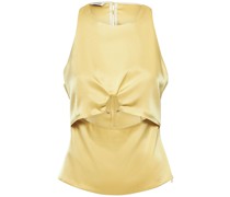 Meryn satin crop top