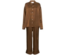 Größenloser Pyjama aus Satin