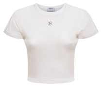 T-SHIRT AUS BIO-BAUMWOLLE UND HANF MIT MONDMOTIV