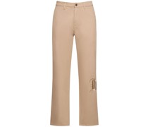 Herringbone cotton pants