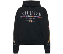 Hoodie mit Yacht Club-Druck