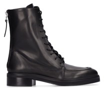 30mm hohe Stiefeletten aus Lackleder