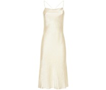 Slip-Kleid aus Satin mit „Crush Bias“-Kapuze
