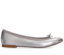 10MM HOHE, METALLISCHE LEDERSCHUHE 'CENDRILLON'