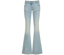 Jeans aus Denim mit Bleicheffekt