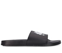 25mm Logo print rubber slide sandals
