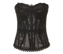 Bustier-Korsetttop aus Spitze „Rosanky“