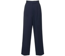 Twill-Hose mit Plissee „Bea“